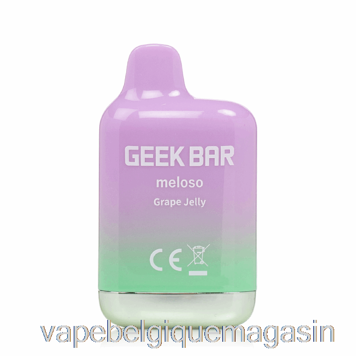 Vape Belgique Geek Bar Meloso Mini 1500 Gelée De Raisin Jetable